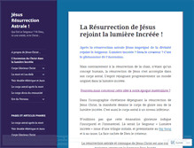 Tablet Screenshot of jesus-resurrection-astrale.com